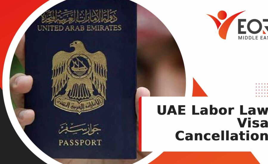 UAE labor law visa cancellation