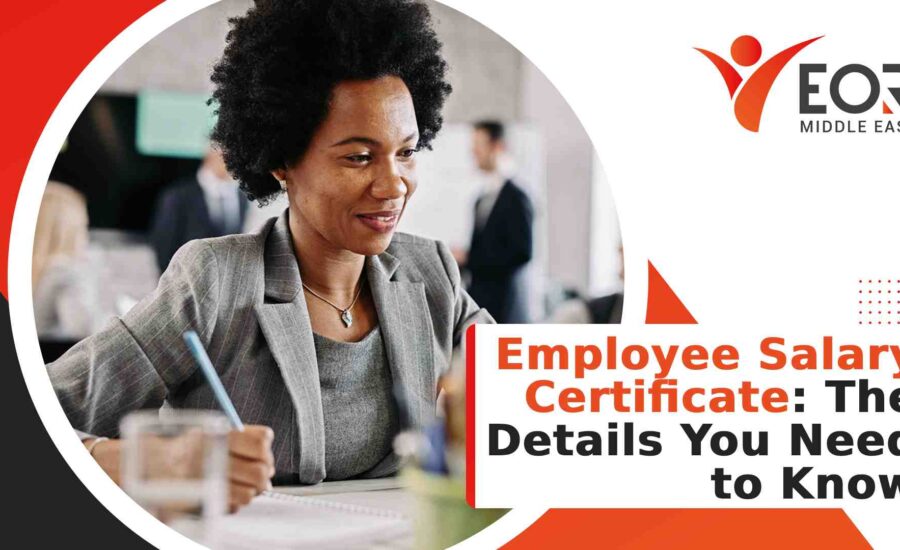 Employee Salary Certificate