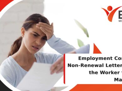 employment contract non renewal letter from employee to employer