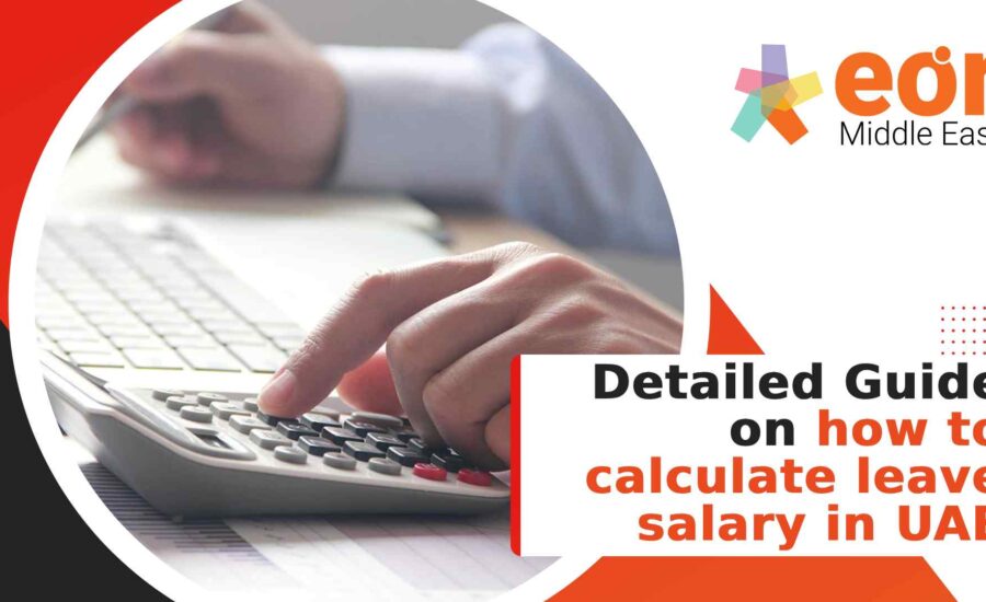 how to calculate leave salary in uae