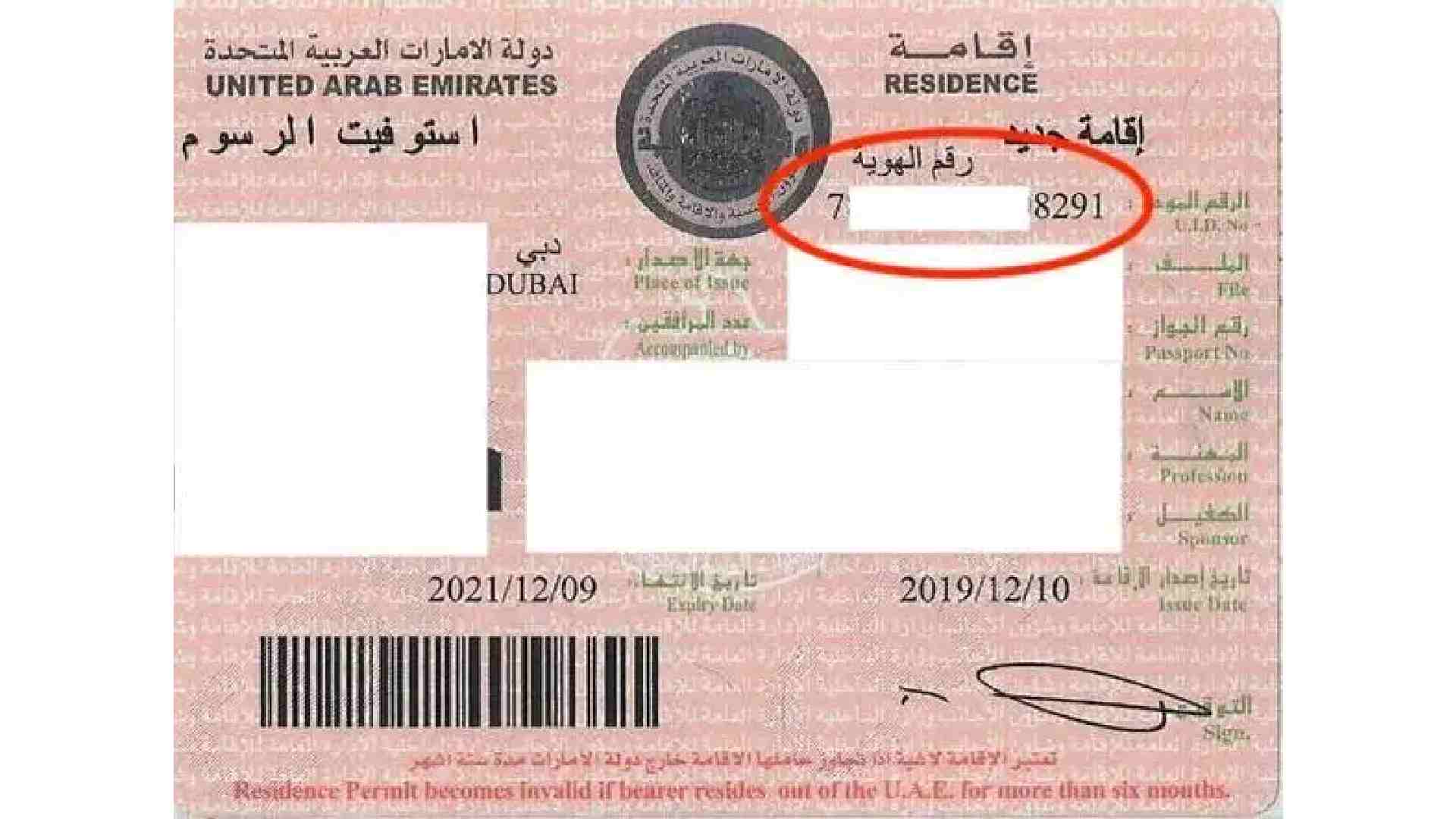 visa number uae
