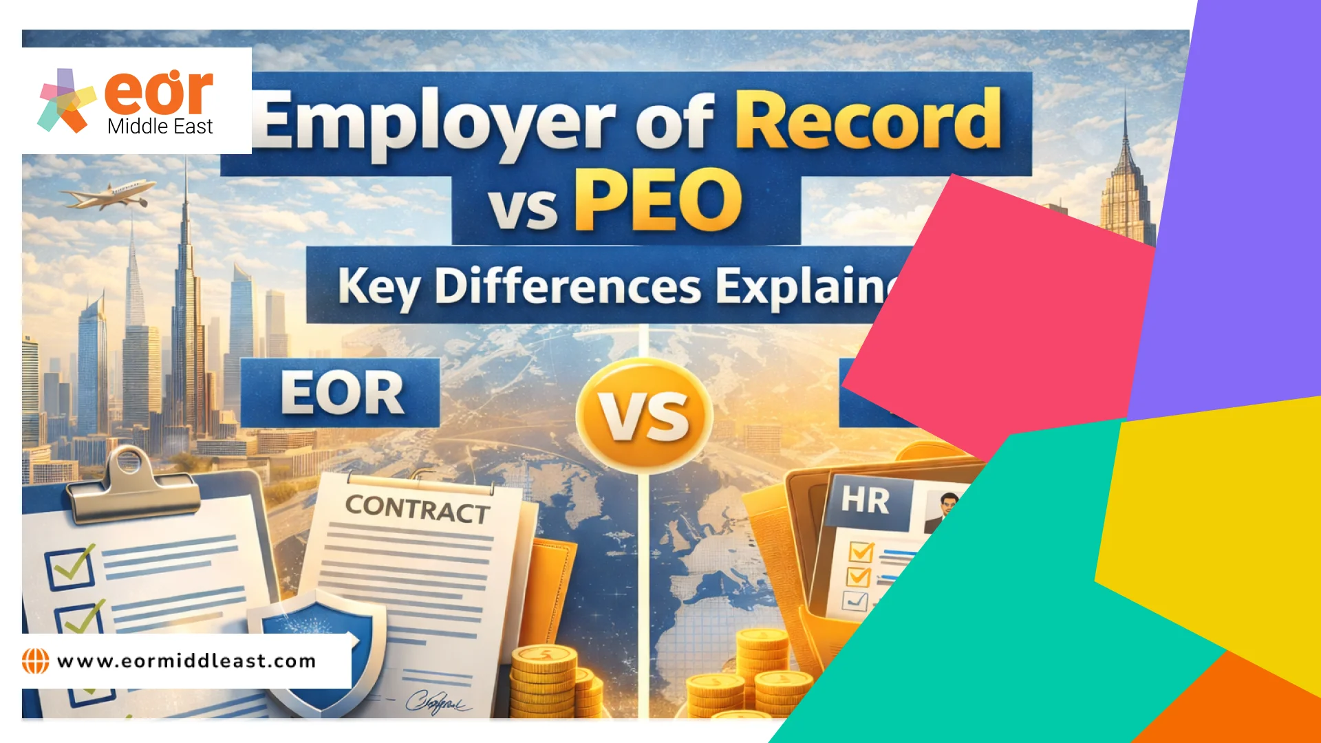 Employer of Record vs PEO - blog featured image